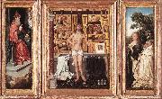 WEYDEN, Goossen van der Triptych of Abbot Antonius Tsgrooten oil painting